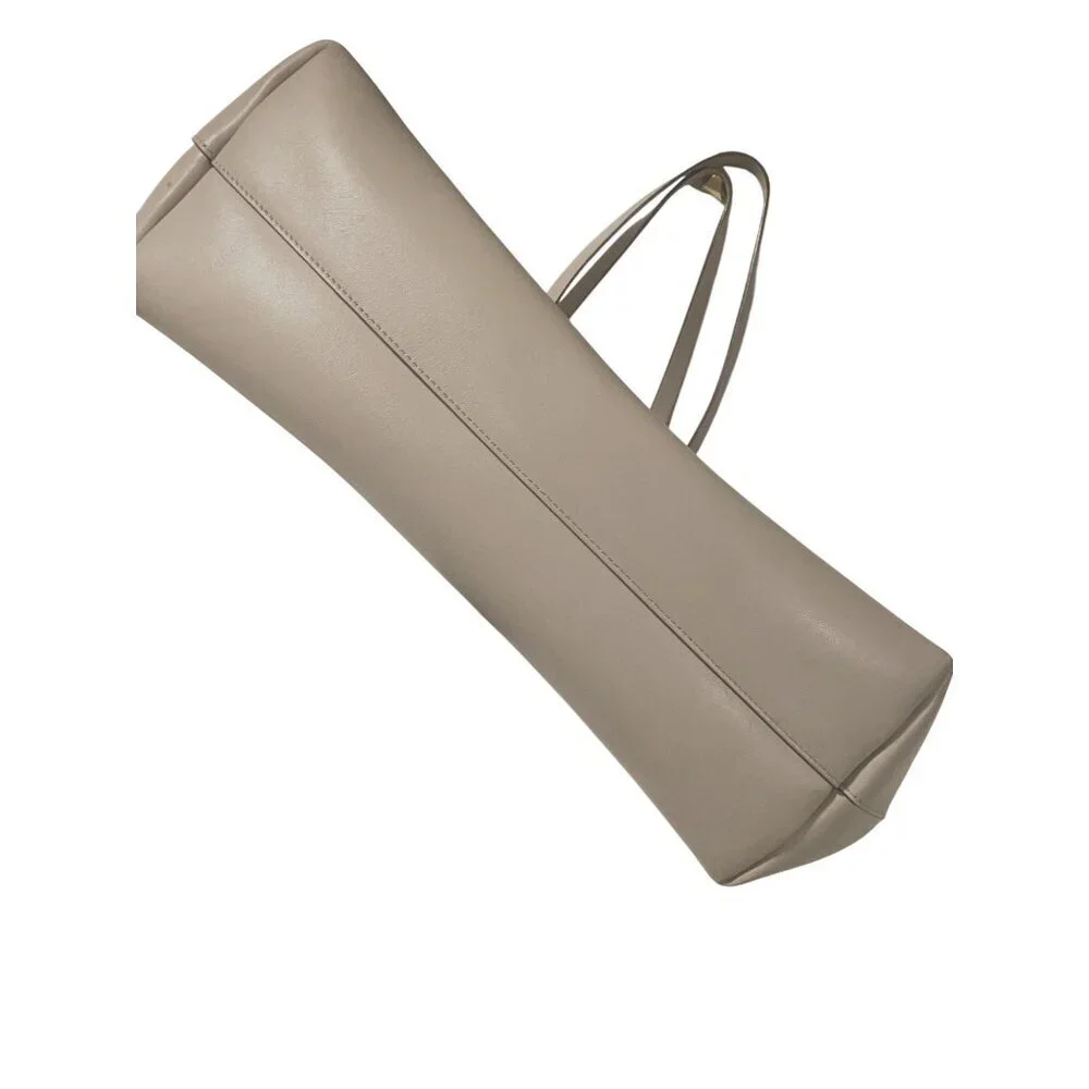 Anya Hindmarch Ebury Shopper II Eyes Leather Tote Steam Gray Circus Googly Eyes - Picture 12 of 16